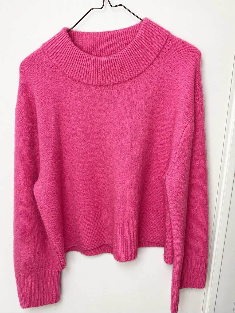 J. Crew Pink Turtleneck Pullover Sweater - Picture 1 of 7